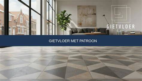 Betonlook patroon schematisch