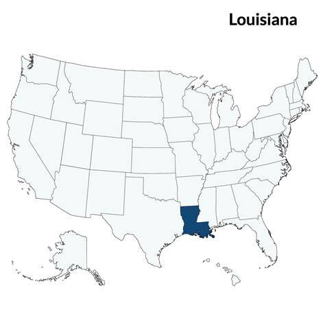 Kaart: Louisiana en Cajun/Creoolse keuken met verwijzing naar jambalaya