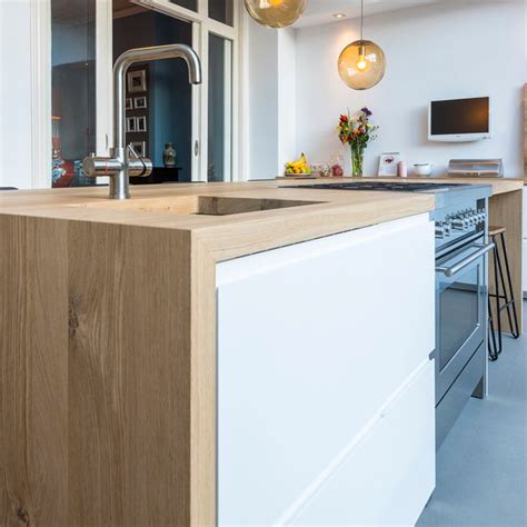 Diagram: Onderhoudstips voor houten keukenbladen en kasten