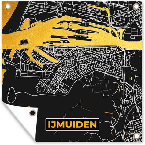 Infografiek: kaart van IJmuiden met Planetenweg en winkel