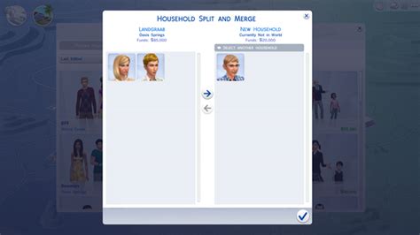 Infographic: Stappenplan samenvoegen van twee huishoudens in De Sims 4