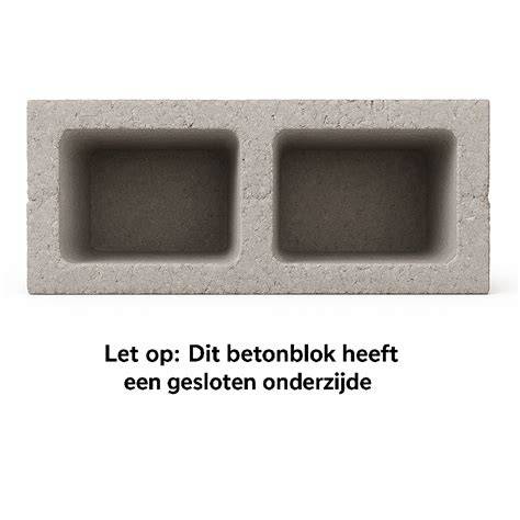 Afbeelding: Overzicht van betonblokken voor vijveraanleg (Bia VW-blokken en maatvoering).