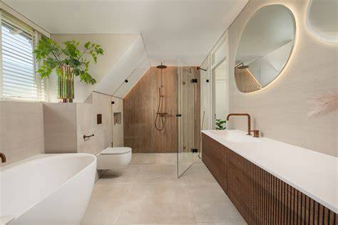 Infographic over ontwikkeling sanitair in woningen: van badhuis tot moderne badkamer