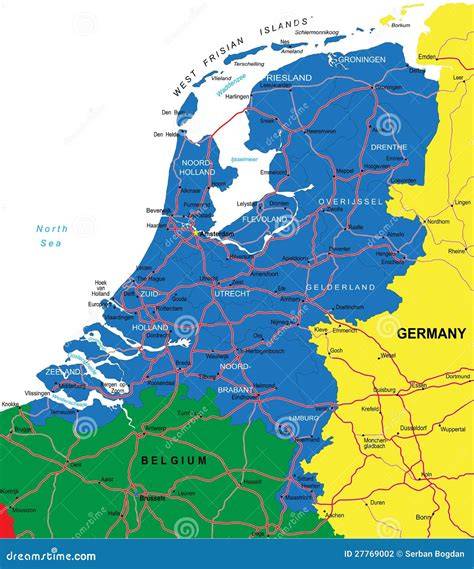 Kaart van servicegebied en bereik in Nederland, België en Duitsland