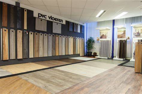 Foto van Ambiant showroom met diverse vinyl opties