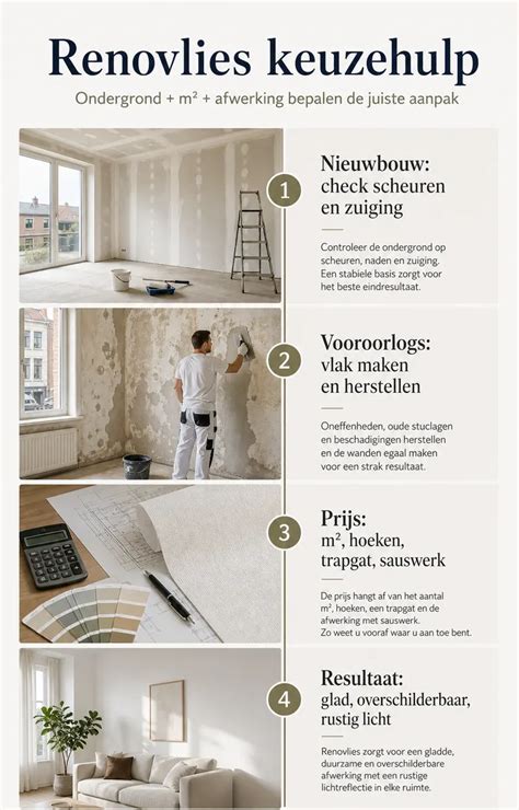Infographic over luchtbellen en voorbereidingen bij renovlies