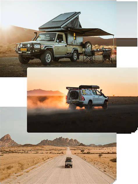 Infographic: 4x4 kampeeruitrusting en daktenten in Zuidelijk Afrika