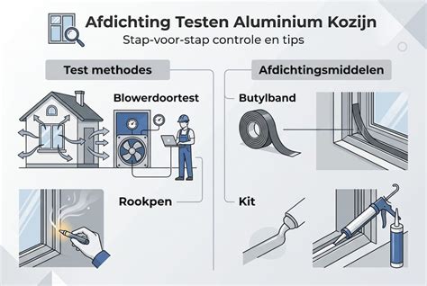 Infographic: montageproces aluminium kozijn