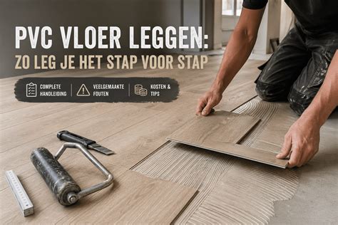 Infographic: Stappenplan vochtbeheer onder PVC vloer
