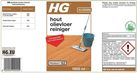 HG onderhoudsreiniging voor houten vloeren