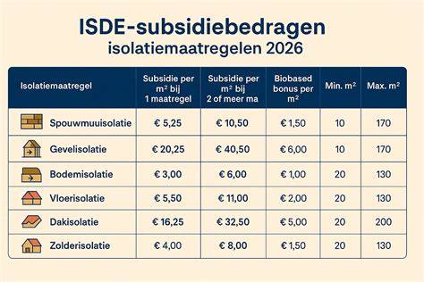 Infographic: Subsidiestructuur ISDE en Subsidiie isolatie Westland
