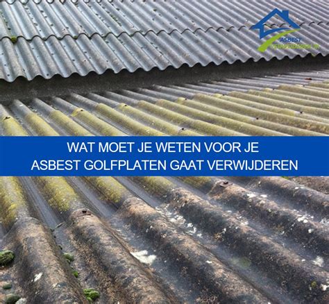 Golfplaten met asbestcodering