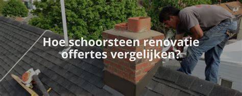 Vergelijkingsschema kosten onderhoud schoorsteen