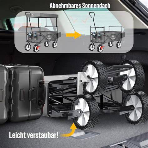 Infographic: Opvouwbare bolderkar met dak - opslag en draagvermogen