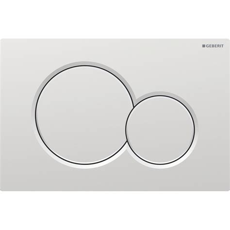Geberit Sigma01 frontbediening en drukstiften