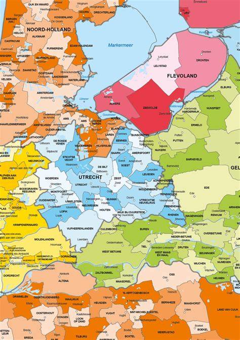 Kaart: regio Nieuwegein en aangrenzende gemeenten