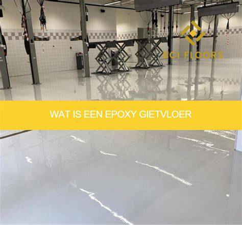 Diagram van epoxy gietvloer bestel- en verwerkingsstappen