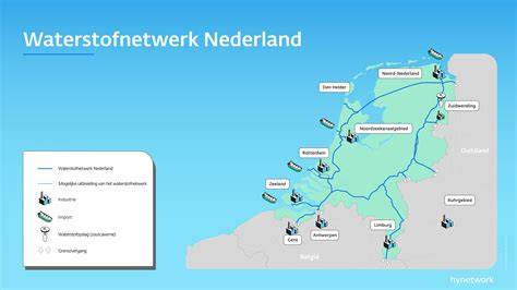Infographic: waterstofnetwerk en elektrolyseproces