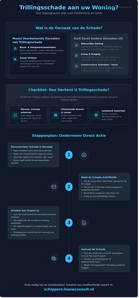 Infographic: oorzaken plafondlekkage en stappenplan