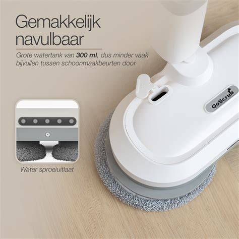 GoScrub elektrische dweil infographic