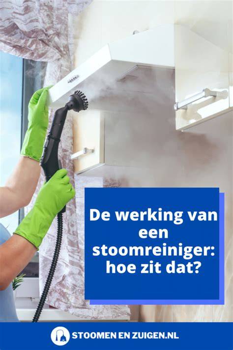 Stoomreiniger werking infographic
