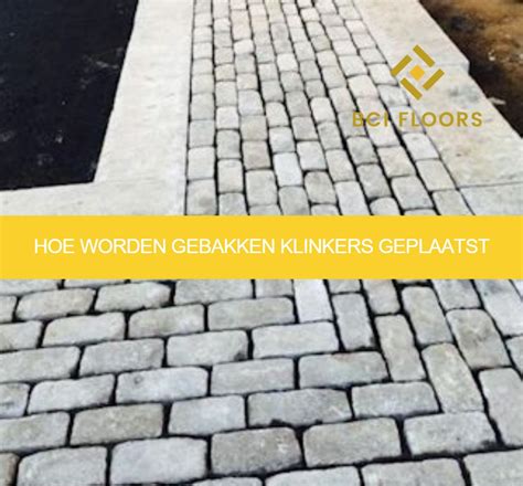 Infographic: productiefase van gebakken klinkers (klei → vormen → drogen → bakken) en kleurdoorwerking