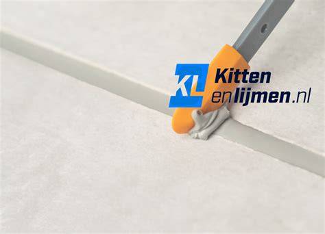 Diagram: correcte hoek en techniek bij kit aanbrengen