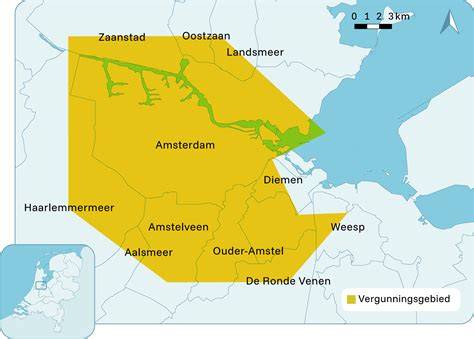 Kaart: Vergunningsgebied en welstandzones