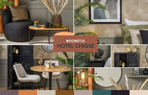 Voorbeeldmontage van een interieur met Secret Safari en aanpalende neutrale tinten