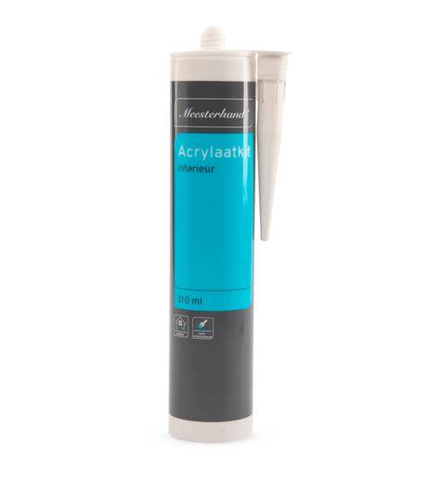 Kijkvoorbeeld van verschillende kleuren acrylaatkit