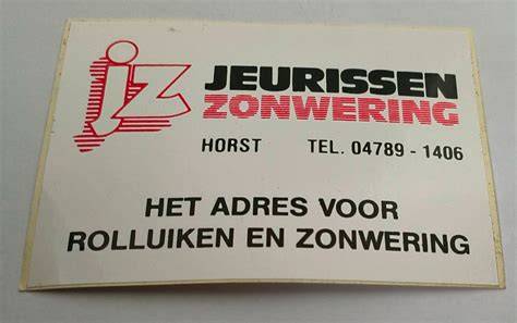 Infographic: Overzicht producten en toeleveranciers van Jeurissen Zonwering