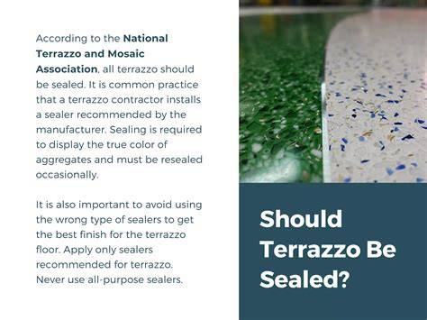 Infographic: How terrazzo responds to sealing and maintenance