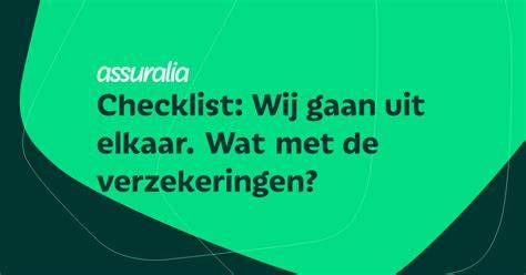Praktische checklist uit elkaar gaan en woningverdeling