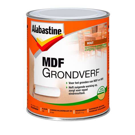 Infographic: kenmerken van MDF en waarom grondverf essentieel is