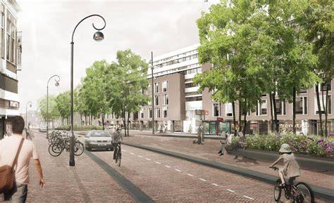 Voormalig en huidig beeld: Houtplein en provinciehuis