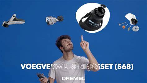 Infographic: Verwijdering van voegen met Dremel freesset 568