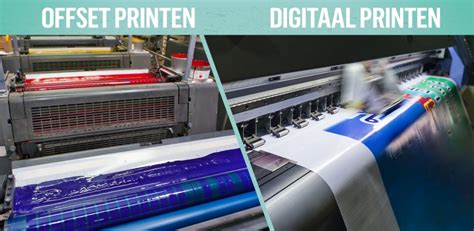 Infographic: Overzicht van drukwerkdiensten en opties (digitaal vs. offset), afwerkingsmogelijkheden en levertijden