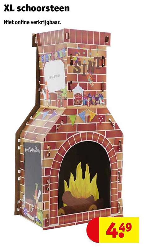 Decoratieve kaart van kartonnen schoorsteen met stenen en vlammen