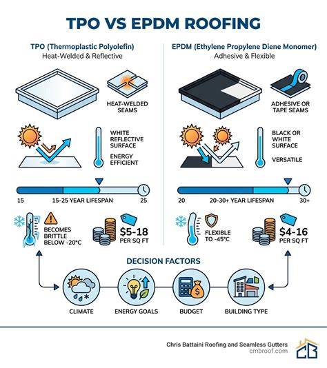 Verband EPDM vs TPO infographic