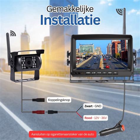 Diagram: monitoropties voor achteruitrijcamera