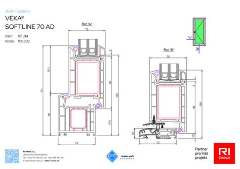 Diagram: VEKA systeemlijnen en opties
