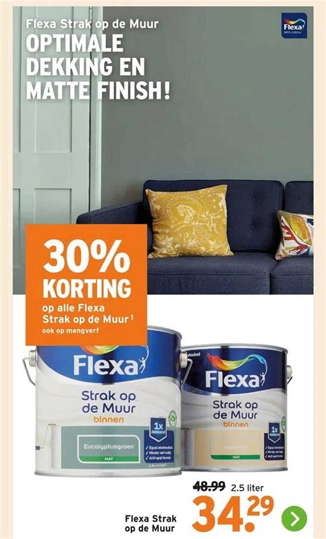 Visual: Voor- en na-beelden van een kamer met Flexa Strak op de Muur