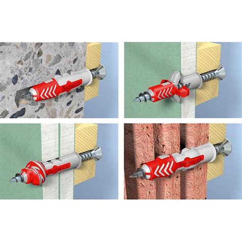Fischer Duopower plug in muur