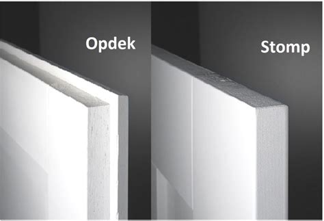 Infographic: Stompe binnendeur eigenschappen en vergelijking met opdekdeur