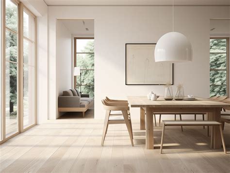 wit laminaat Scandinavisch interieur