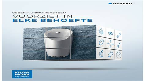 Geberit urinoirsysteem overzicht