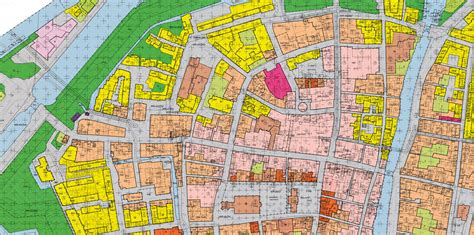 Map van Omgevingsplan en welstandzones in een gemeente