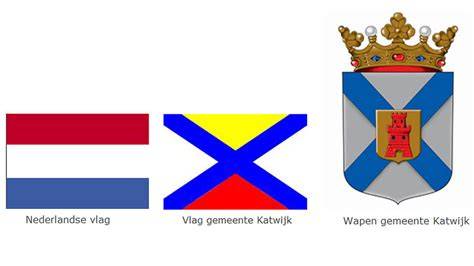 Illustratie: regels voor vlaggen en tekenen van Katwijk
