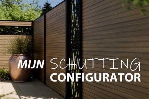 Illustratie configurator schutting