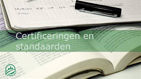 Certificeringen en milieuprestaties overzicht